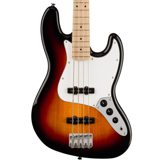 Squier Affinity Series Jazz Bass, Maple Fingerboard,  3-Color Sunburst