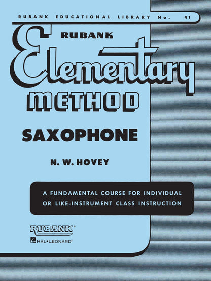 Rubank Elementary Method – Saxophone