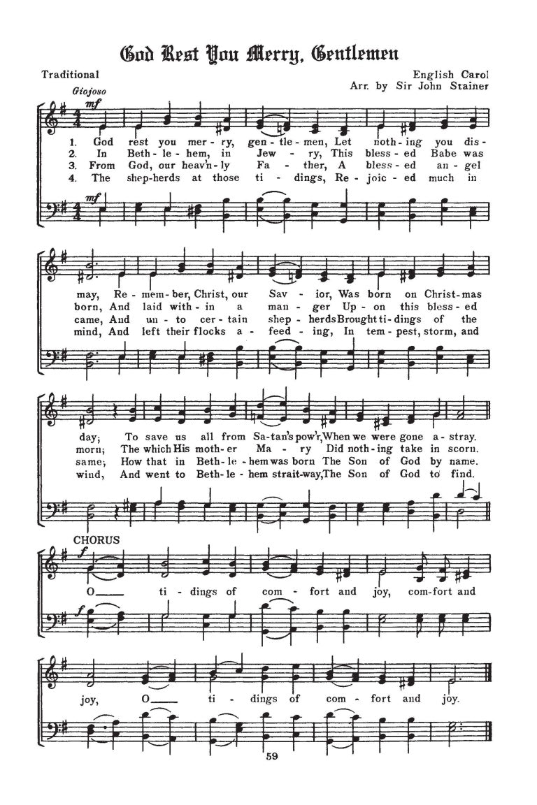 Christmas in Song - SATB
