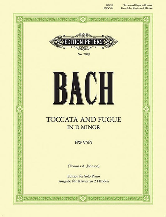 J. S. Bach: Toccata & Fugue in D minor BWV 565 - Edition Peters