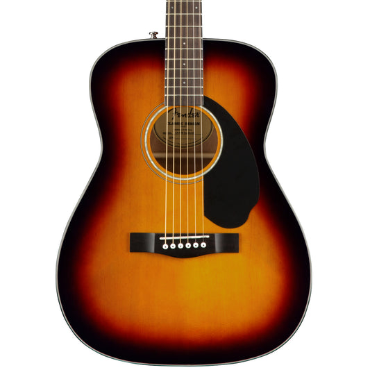 Fender CC-60S Concert, Walnut Fingerboard, 3-Color Sunburst , acoustic guitar