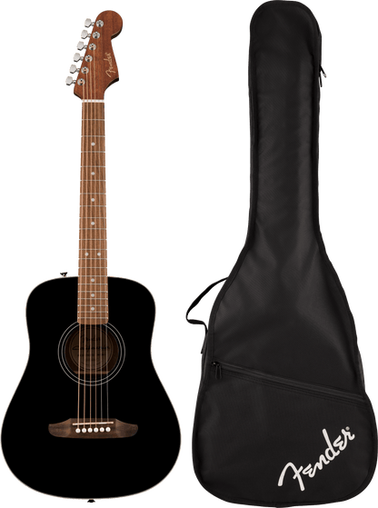 Fender  California Standard Redondo™ Mini with Bag, Spruce Top, Black