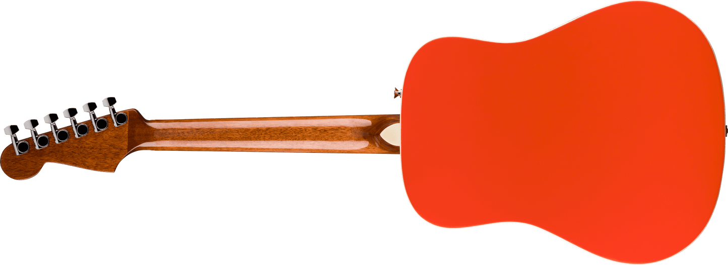 Fender California Standard Redondo™ Mini with Bag, Spruce Top, Fiesta Red