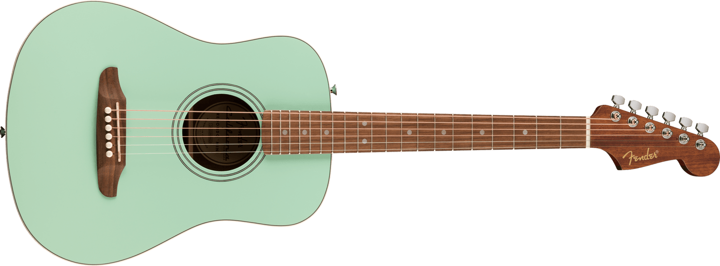 Fender California Standard Redondo™ Mini with Bag, Spruce Top, Surf Green