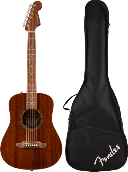 Fender California Standard Redondo™ Mini with Bag, Sapele Top, Natural Sapele