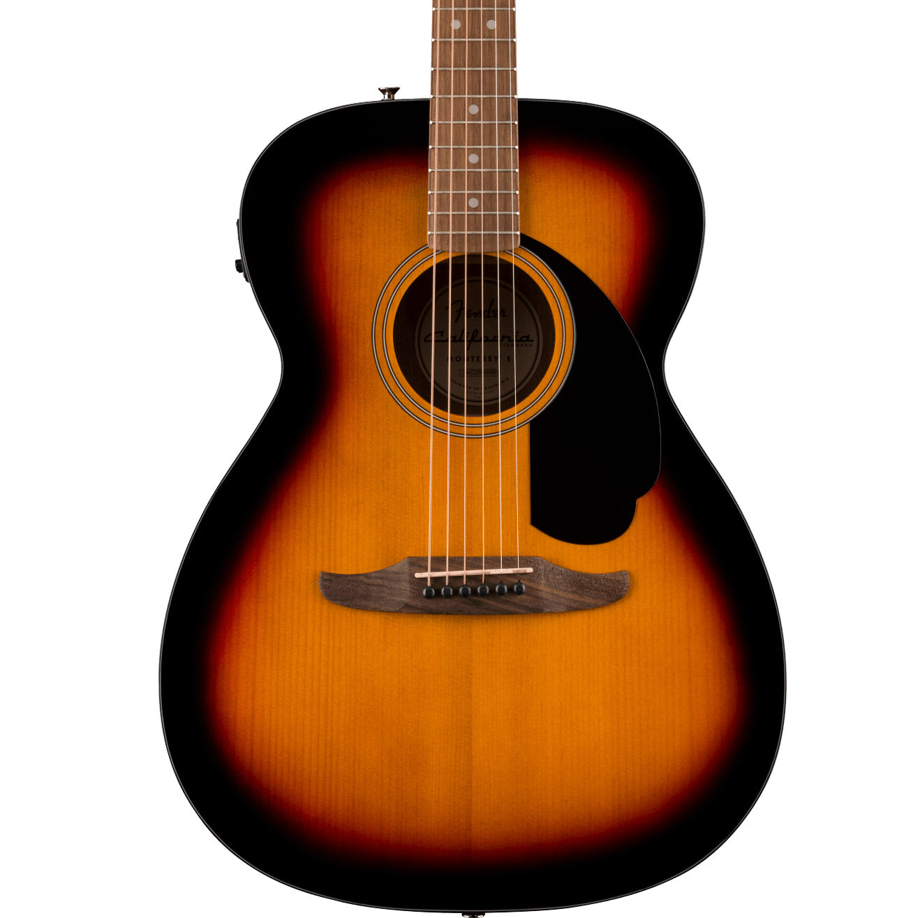 Fender  California Standard Monterey™ E, Spruce Top, Black Pickguard, 3-Color Sunburst