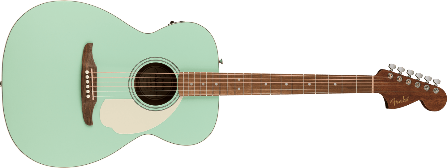 Fender  California Standard Monterey™ E, Spruce Top, Ivory Pickguard, Surf Green