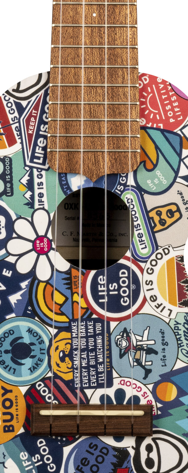 Martin 0XK Life Is Good Soprano Ukulele