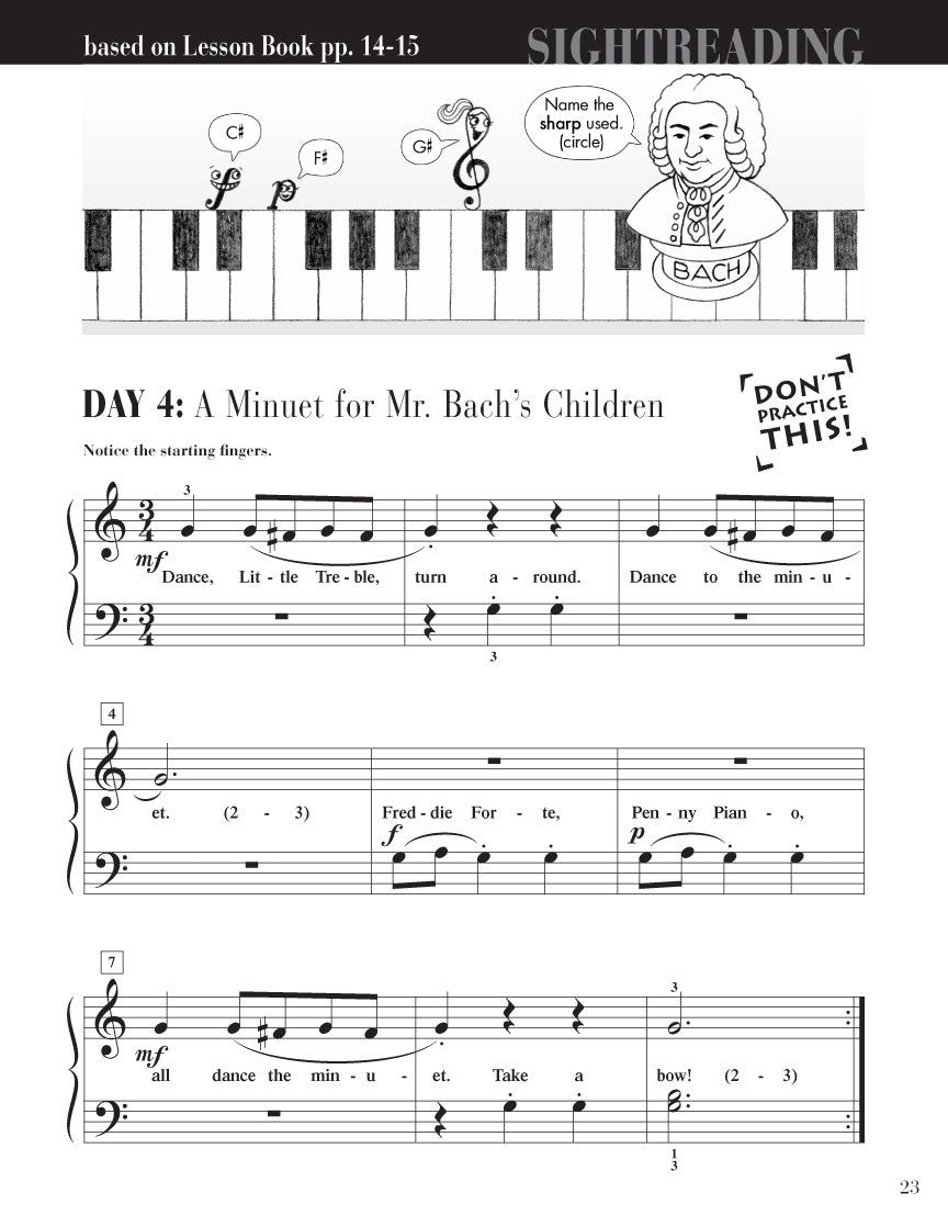 Faber Piano Adventures - Level 2A - Sightreading Book