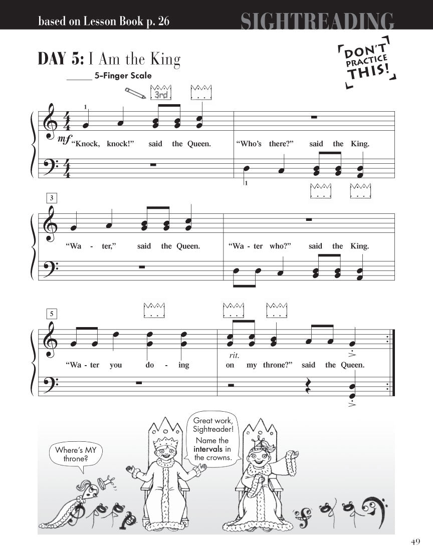 Faber Piano Adventures - Level 2A - Sightreading Book