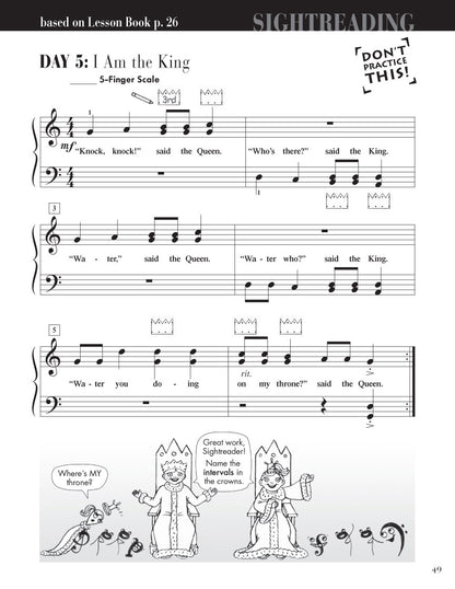 Faber Piano Adventures - Level 2A - Sightreading Book