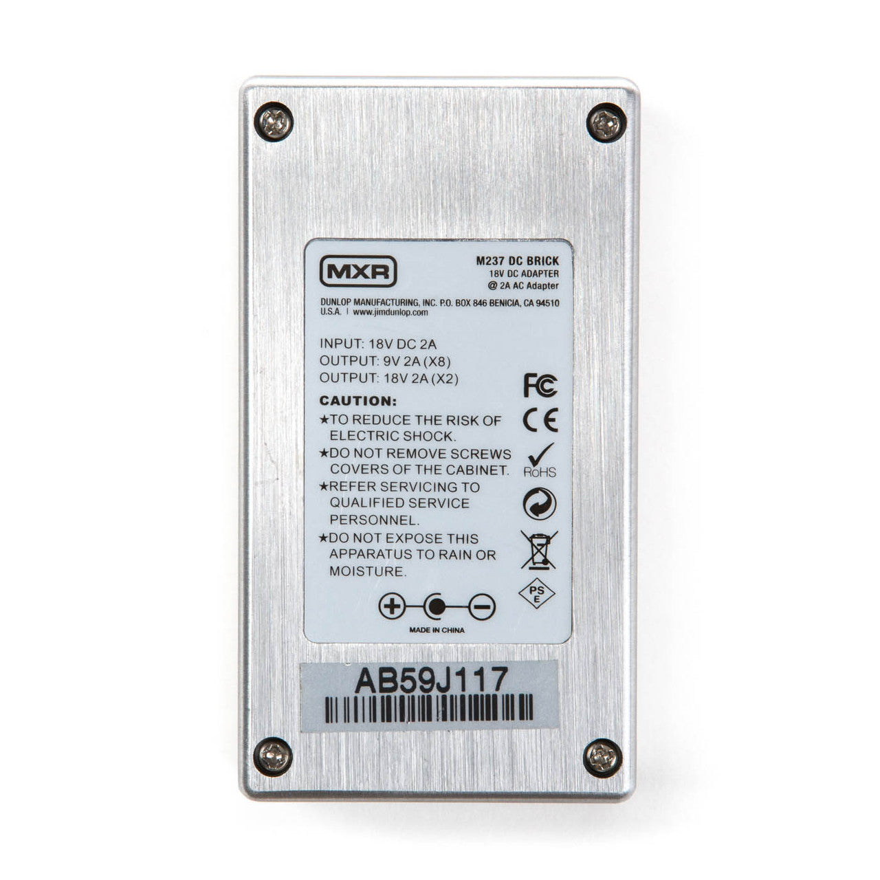 MXR DC BRICK™ POWER SUPPLY M237