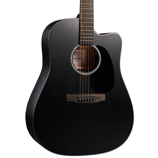 Martin DC-10E Modern Black Road Series Acoustic/Electric