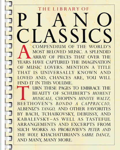 Library of Piano Classics - Piano Solo