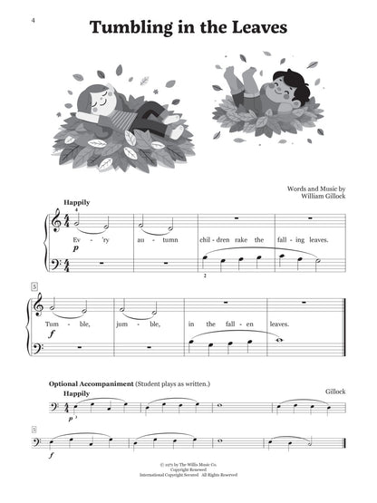 The Easiest Gillock Pieces for the Beginning Pianist - 31 Original Solos