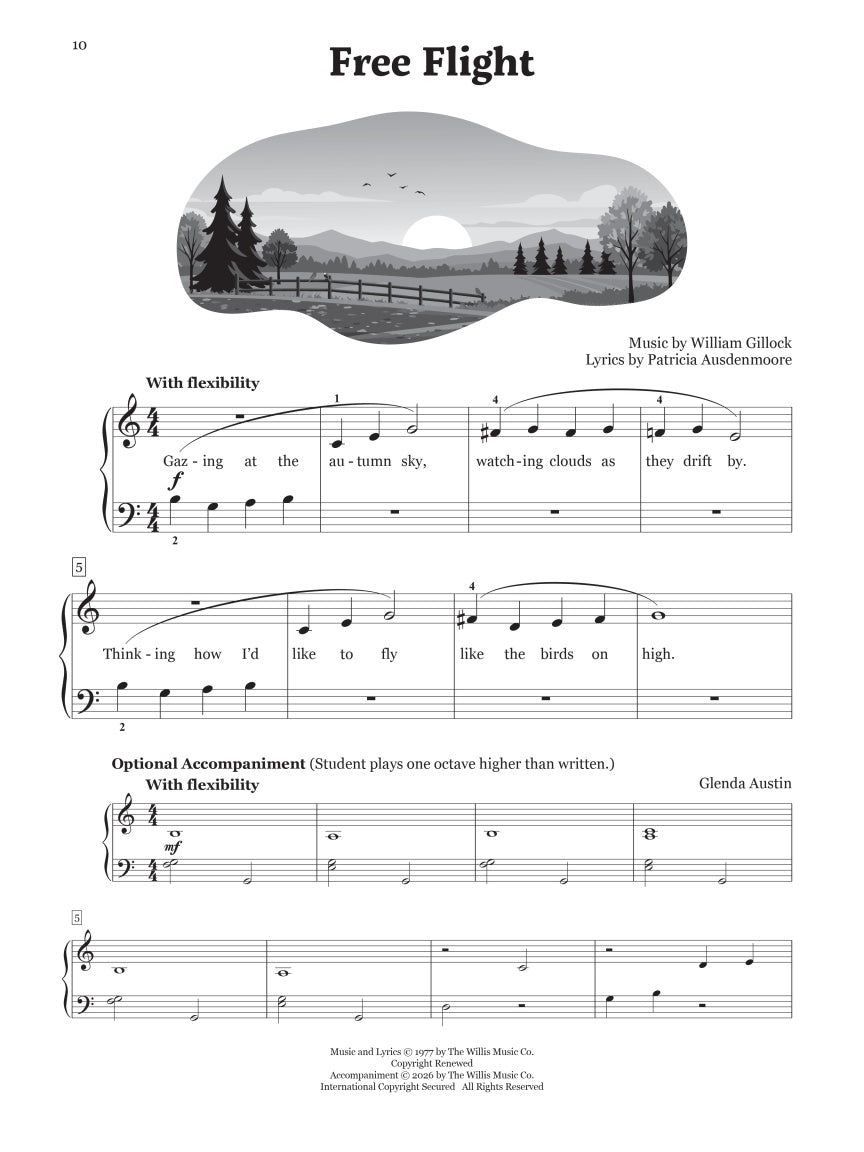 The Easiest Gillock Pieces for the Beginning Pianist - 31 Original Solos