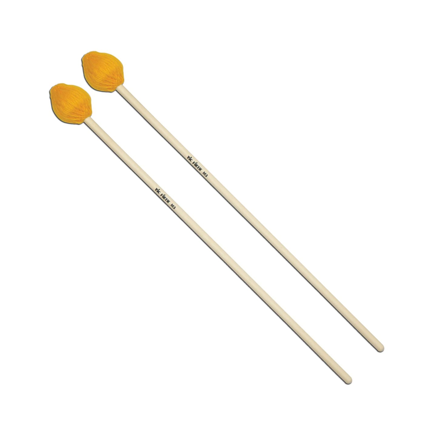 Vic Firth M3 - American Custom Keyboard - Medium, Yellow Yarn Mallets