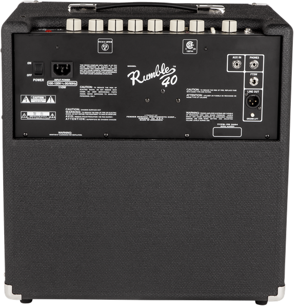 Fender Rumble 40, Bass amp