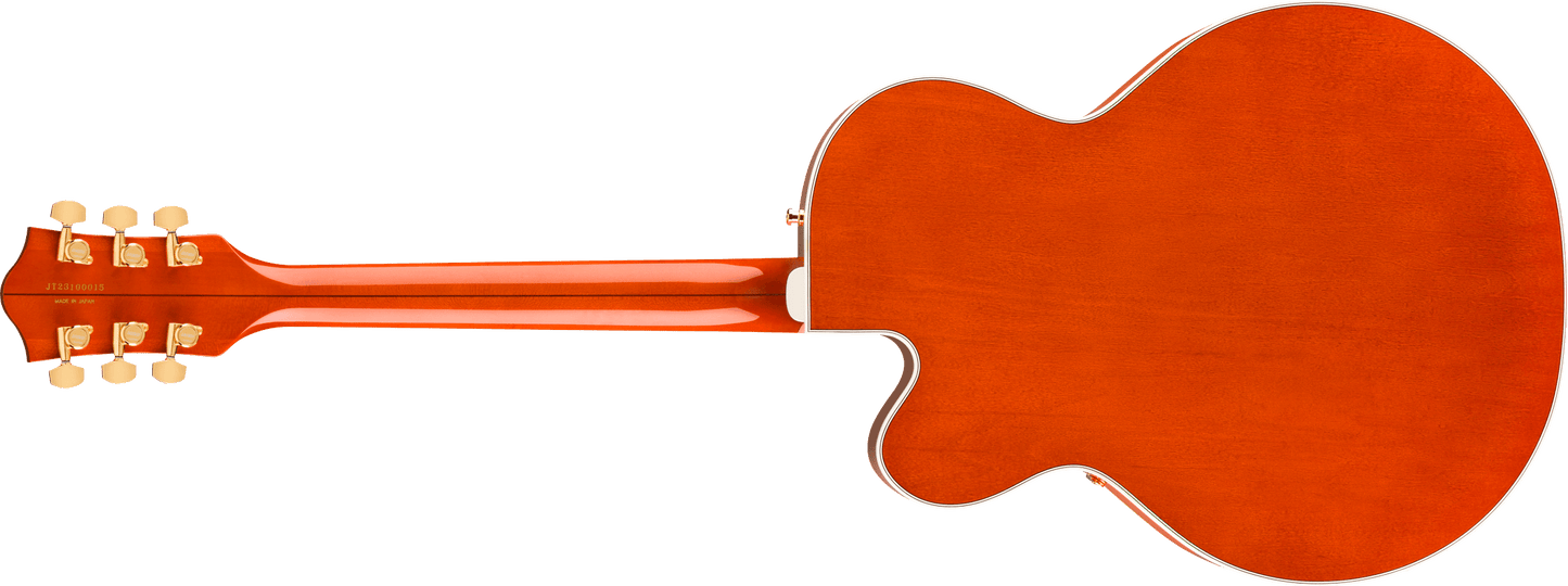 Gretsch Nashville® Hollow Body with String-Thru Bigsby® and Gold Hardware, Ebony Fingerboard, Orange Stain