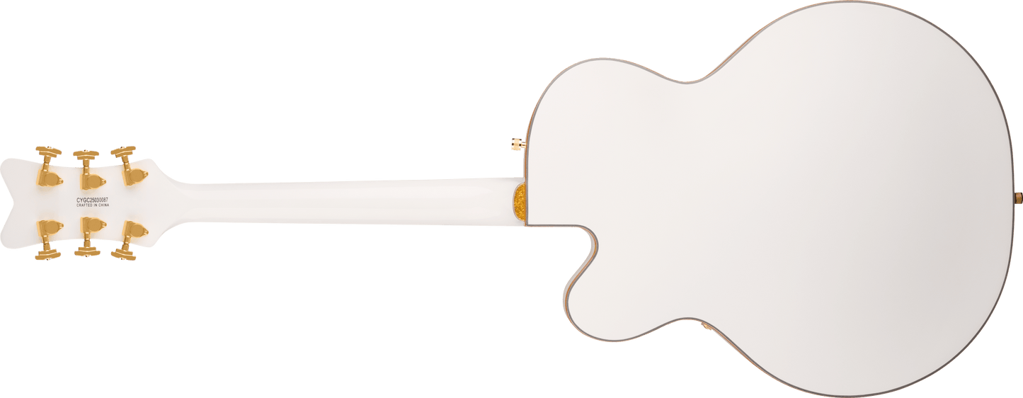 Gretsch Synchromatic™ Falcon™ Hollow Body Single-Cut with Bigsby®, Ebony Fingerboard, Snowcrest White