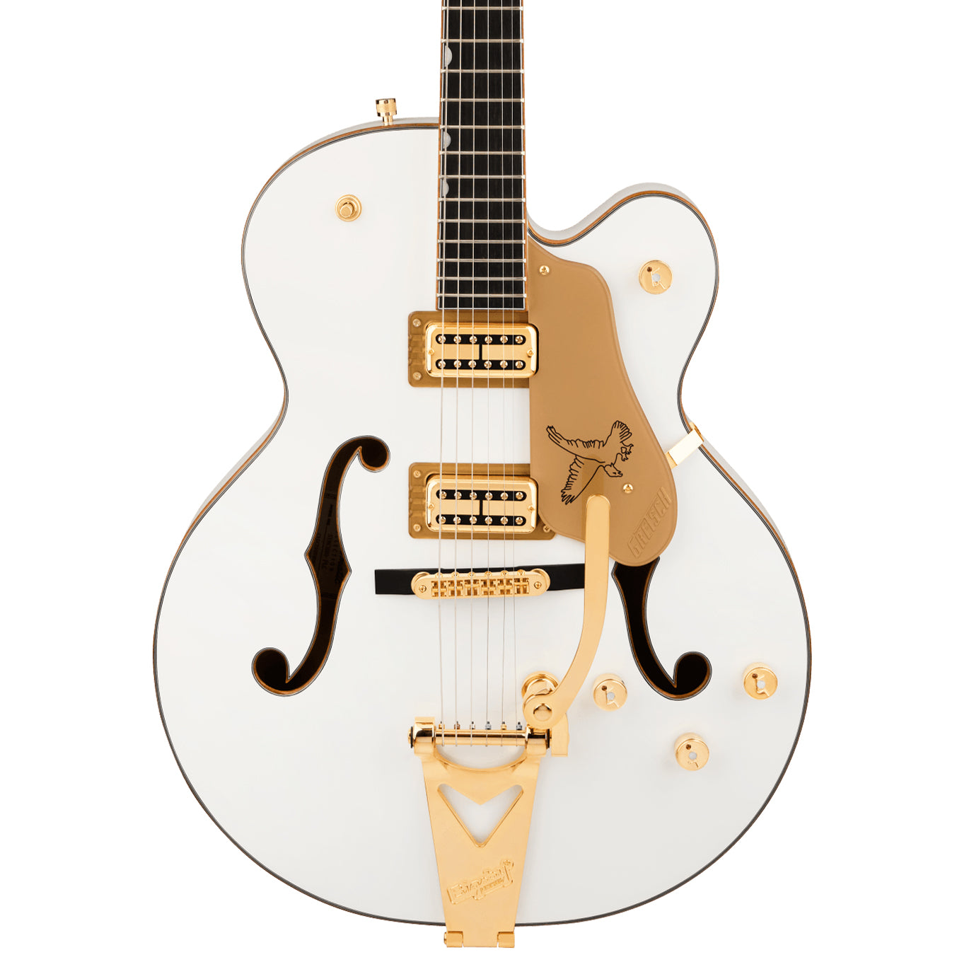 Gretsch Synchromatic™ Falcon™ Hollow Body Single-Cut with Bigsby®, Ebony Fingerboard, Snowcrest White
