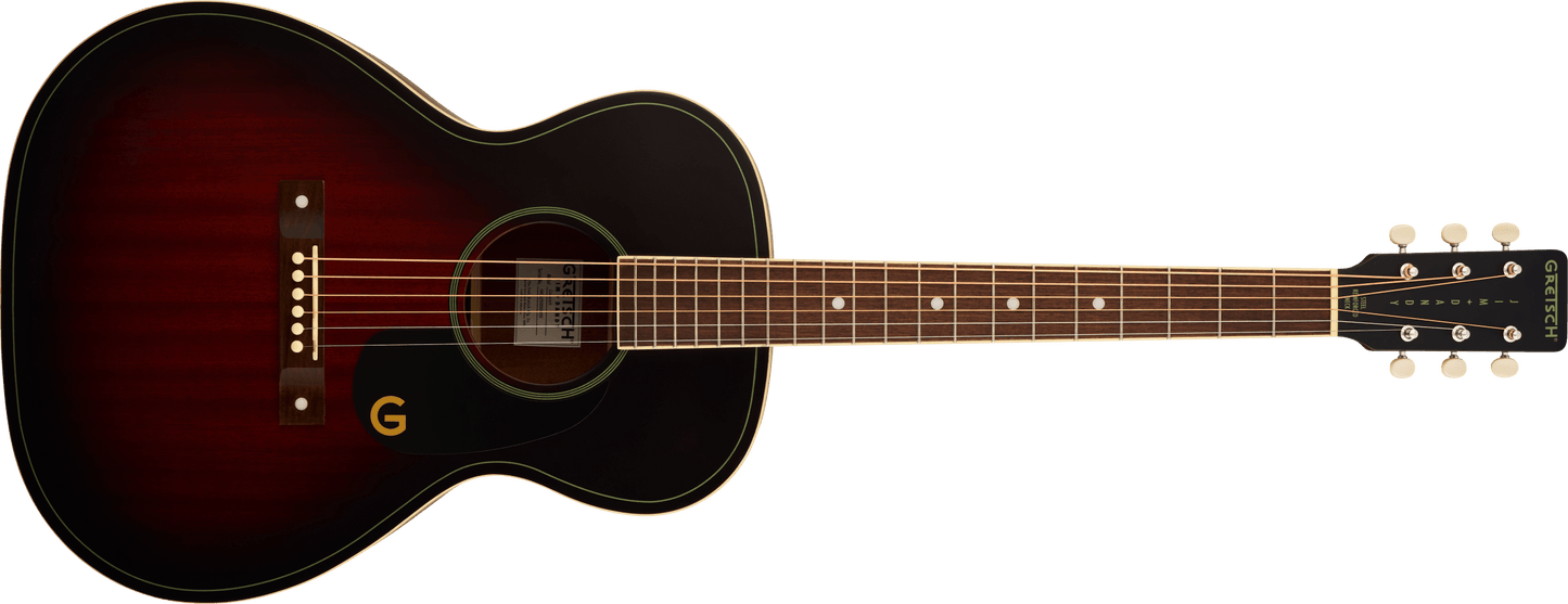 Gretsch  Jim Dandy™ Concert, Walnut Fingerboard, Black Pickguard, Deep Cherry Burst