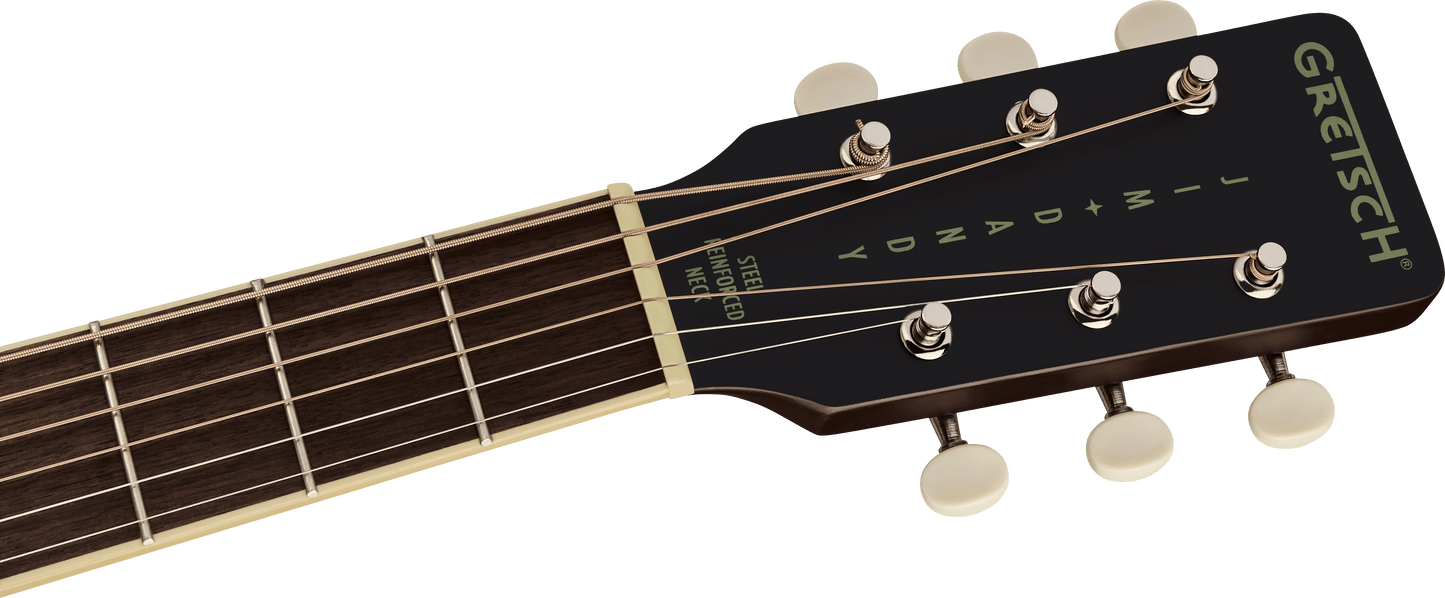 Gretsch  Jim Dandy™ Concert, Walnut Fingerboard, Black Pickguard, Deep Cherry Burst