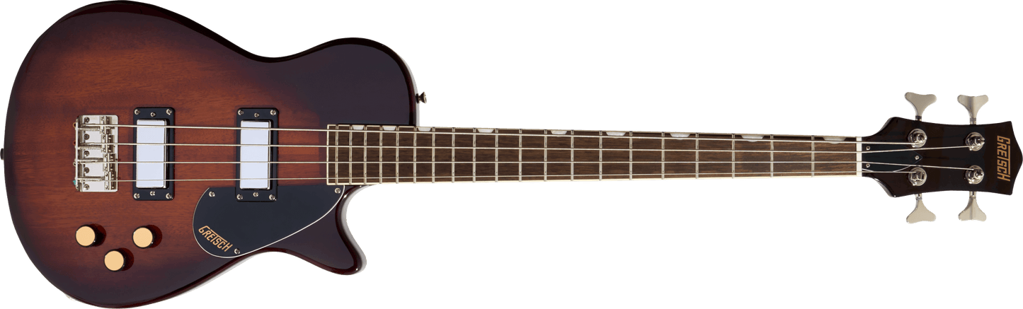 Gretsch Streamliner™ Jet™ Club Bass Single-Cut, Laurel Fingerboard, Havana Burst