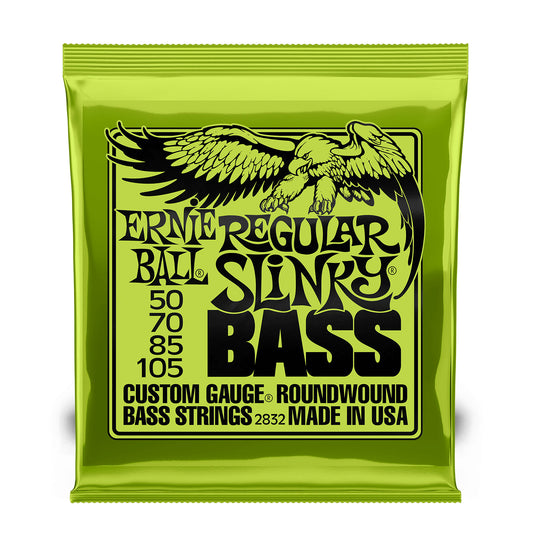 Ernie Ball 2832 Regular Slinky Nickel Wound Electric Bass Strings 50-105 Gauge