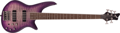 Jackson JS Series Spectra Bass JS3QV, Laurel Fingerboard, Purple Phaze