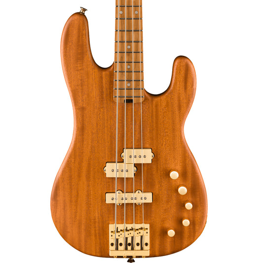 Charvel Pro-Mod San Dimas® Bass PJ IV MAH, Caramelized Maple Fingerboard, Natural Mahogany