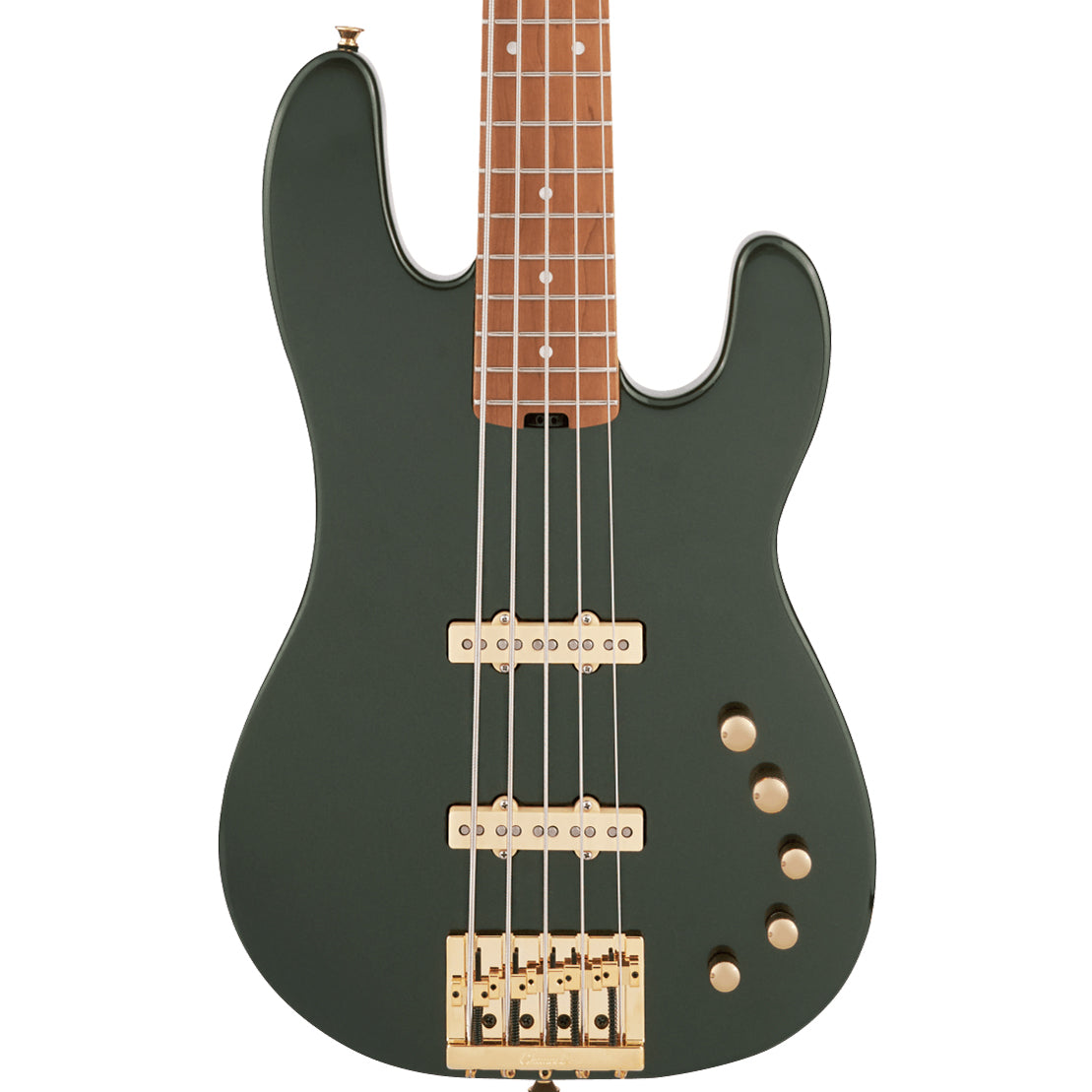 Charvel  Pro-Mod San Dimas® Bass JJ V, Caramelized Maple Fingerboard, Lambo Green Metallic