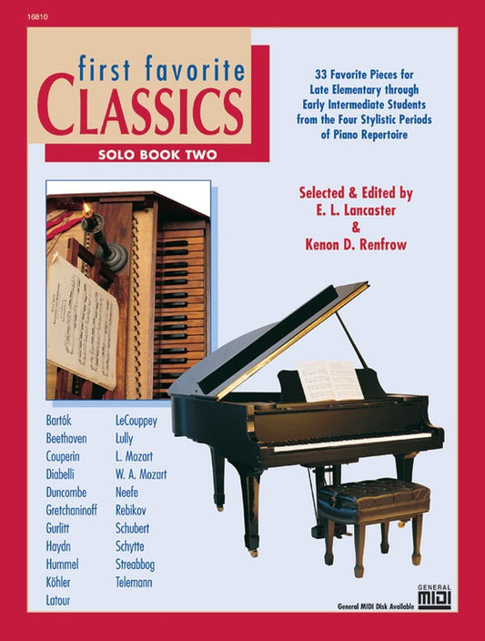 First Favorite Classics: Solo, Book 2 - Easy Piano