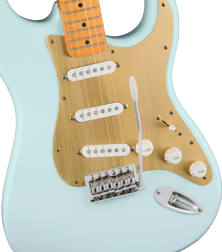 Squier 40th Anniversary Stratocaster Vintage Edition, Maple Fingerboard, Sonic Blue