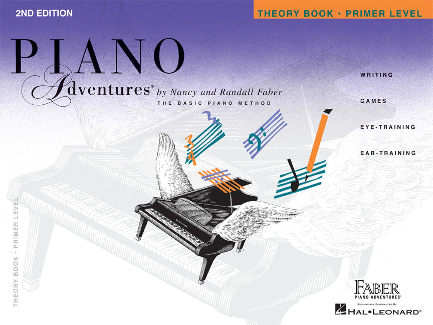 Faber Piano Adventures Primer Level – Theory Book – 2nd Edition by Hal Leonard