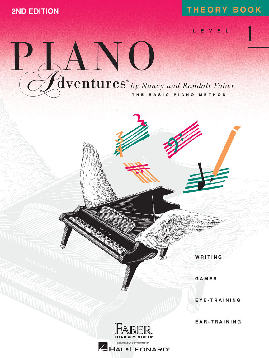 Faber Piano Adventures Level 1 – Theory Book – 2nd Edition by Hal Leonard