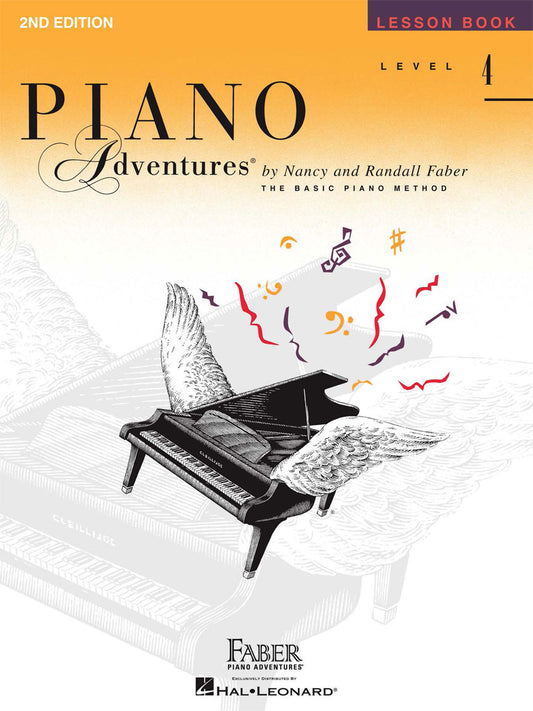 Faber Piano Adventures Level 4 – Lesson, 2nd Edition by Hal Leonard