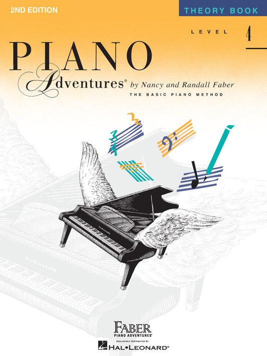 Faber Piano Adventures Level 4 – Theory, 2nd Edition by Hal Leonard