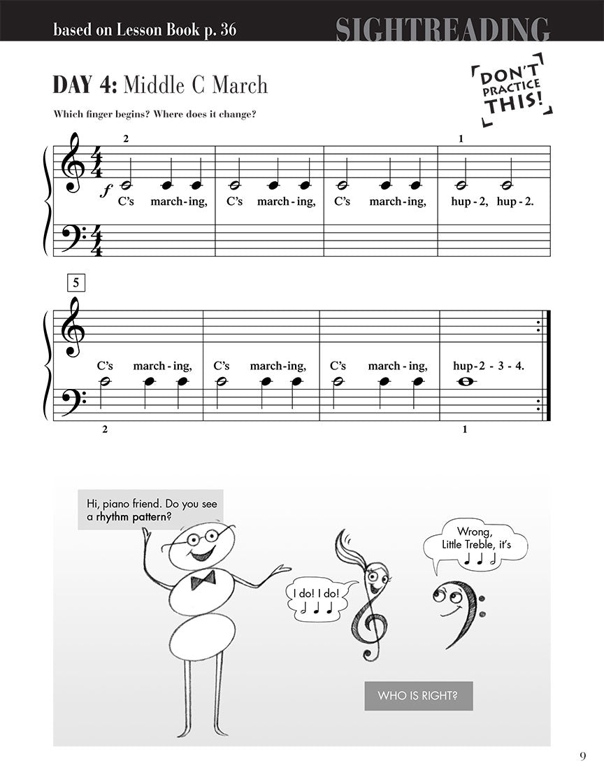 Faber Piano Adventures - Primer Level - Sightreading Book