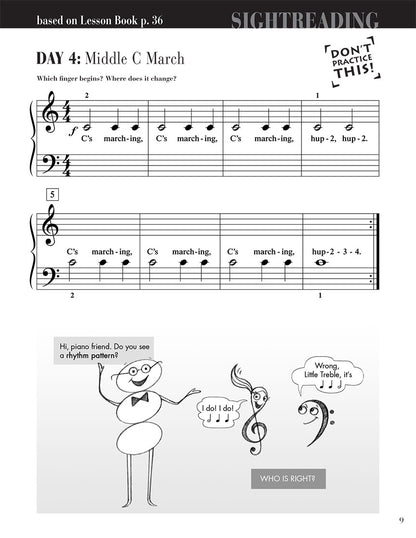 Faber Piano Adventures - Primer Level - Sightreading Book