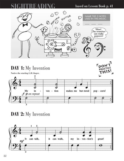 Faber Piano Adventures - Primer Level - Sightreading Book