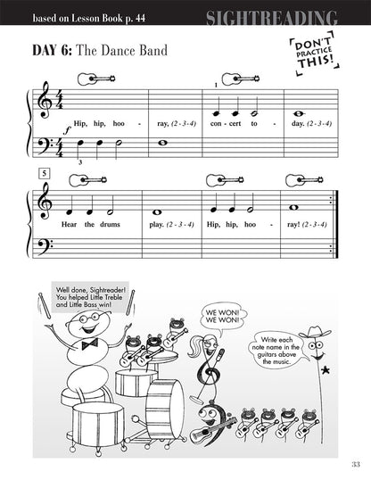Faber Piano Adventures - Primer Level - Sightreading Book
