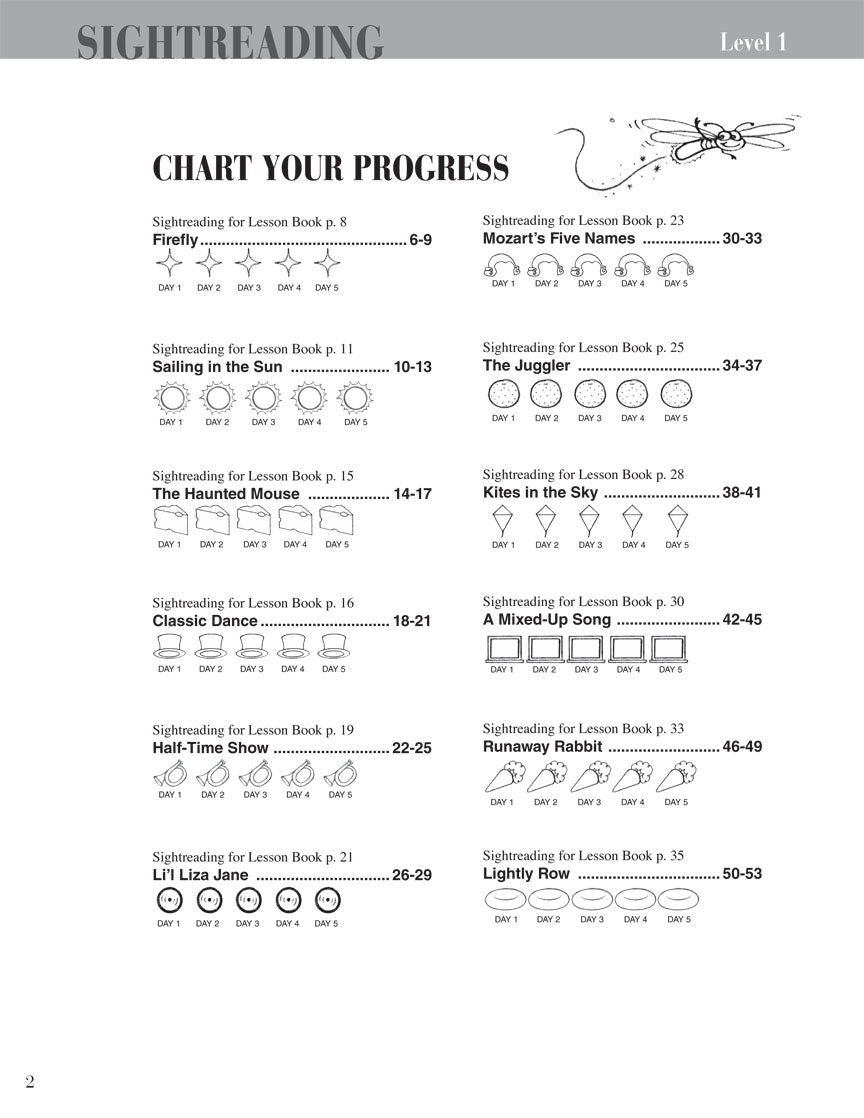 Faber Piano Adventures - Level 1 - Sightreading Book