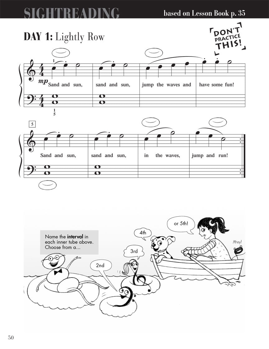 Faber Piano Adventures - Level 1 - Sightreading Book