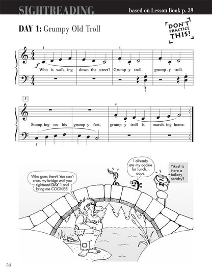 Faber Piano Adventures - Level 1 - Sightreading Book