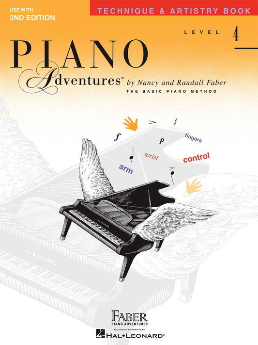 Faber Piano Adventures Level 4 – Technique & Artistry, 2nd Edition by Hal Leonard