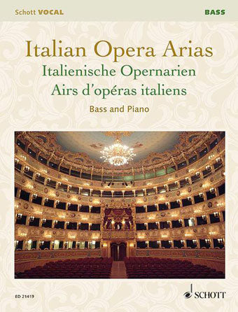 Italian Opera Arias - Bass - Schott