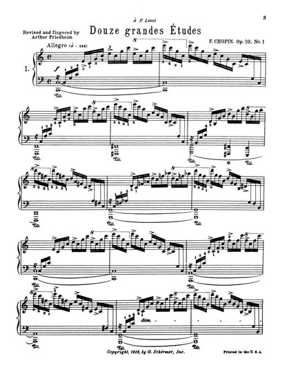 Chopin: Etudes - G. Schirmer