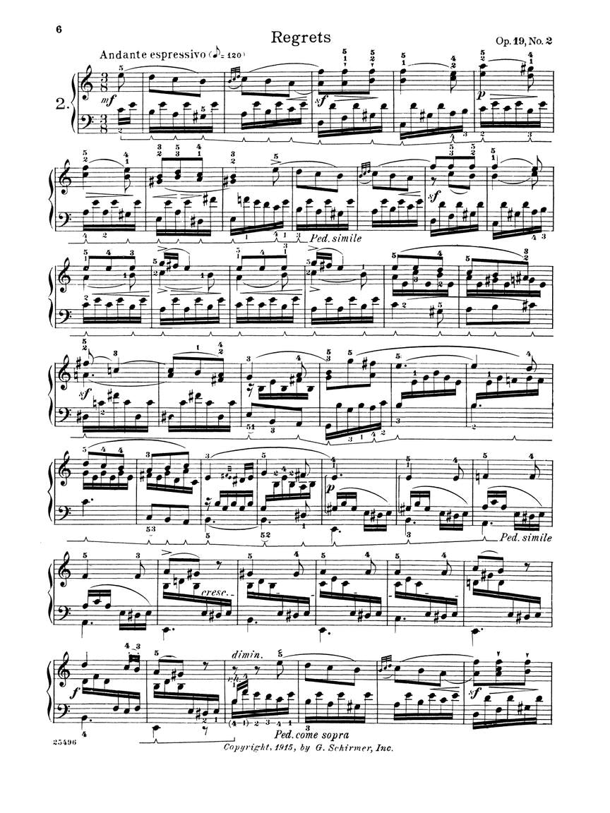 Mendelssohn: Songs Without Words - G. Schirmer