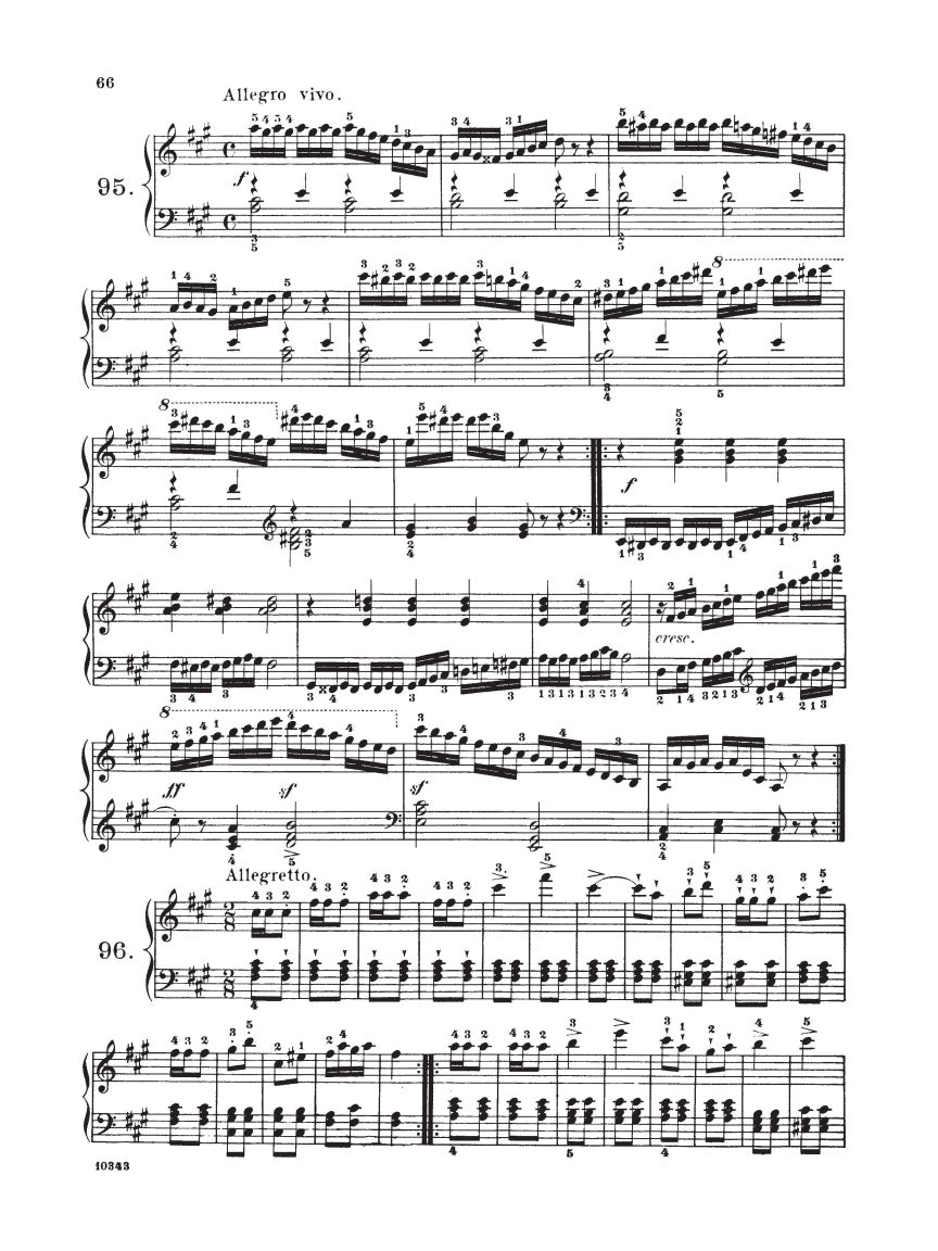 Czerny - 100 Progressive Studies without Octaves, Op. 139 - Schirmer